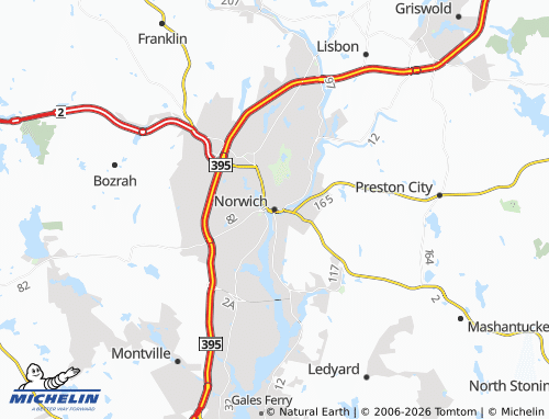 Mappa MICHELIN Norwich - ViaMichelin