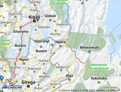 MICHELIN Ngara map - ViaMichelin