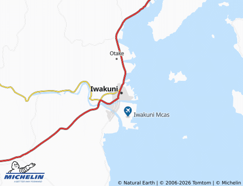 MICHELIN Iwakuni map - ViaMichelin