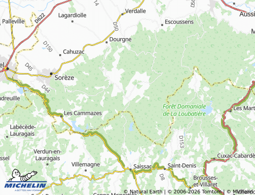 Mappa MICHELIN Arfons - ViaMichelin
