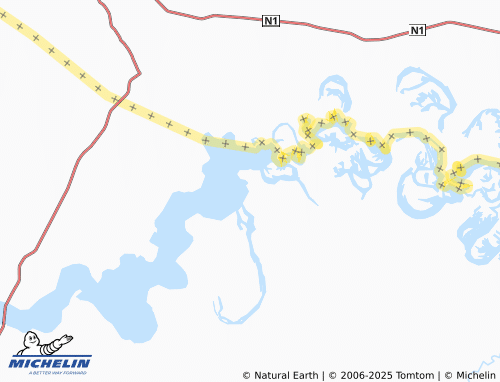 MICHELIN Dekwa map - ViaMichelin
