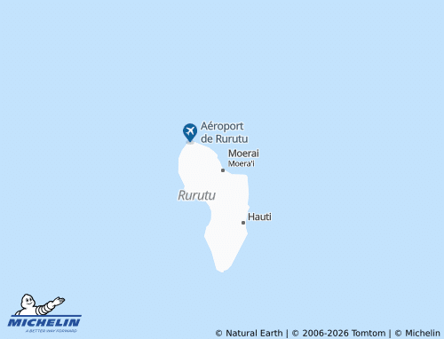 MICHELIN Rurutu map - ViaMichelin