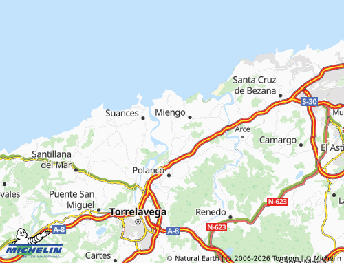Kaart MICHELIN Cudón - ViaMichelin