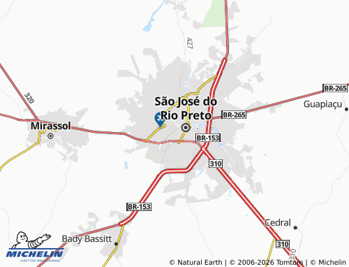 Mapa MICHELIN Vila Imperial - ViaMichelin