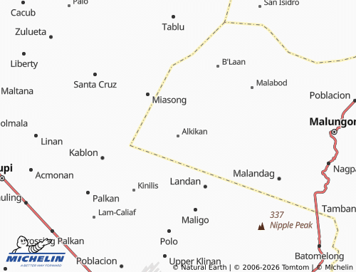 MICHELIN Alkikan map - ViaMichelin