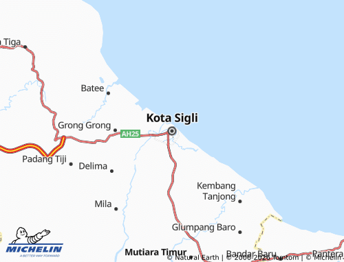 Kaart MICHELIN Kota Sigli - ViaMichelin