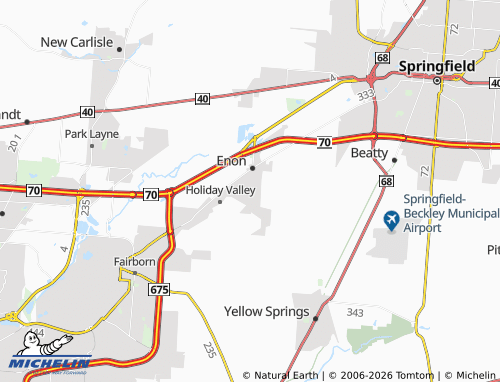 Mapa MICHELIN Green Meadows - ViaMichelin