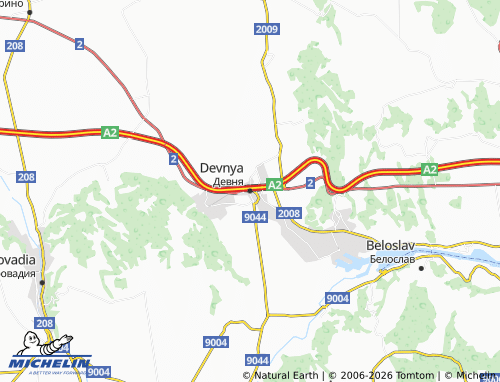 Mappa MICHELIN Devnya - ViaMichelin
