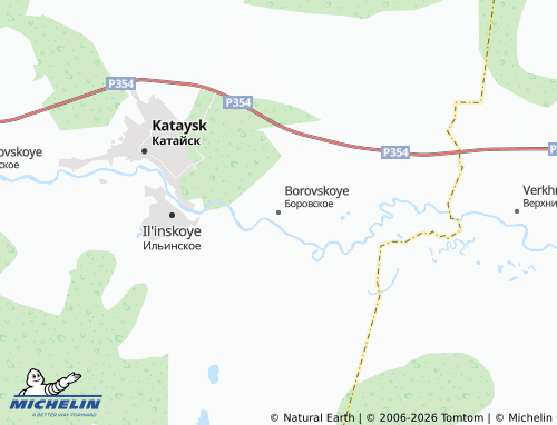 MICHELIN-Landkarte Borovskoye - ViaMichelin
