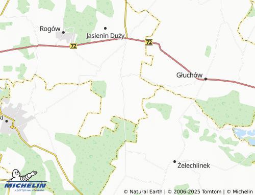 MICHELIN Wola Łokotowa map - ViaMichelin
