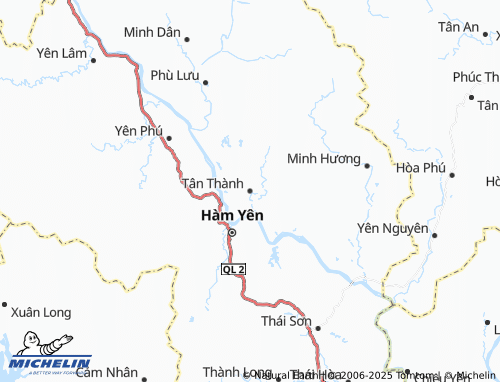 MICHELIN Tân Thành map - ViaMichelin
