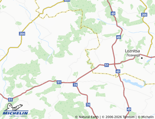 Mapa MICHELIN Makovo - ViaMichelin