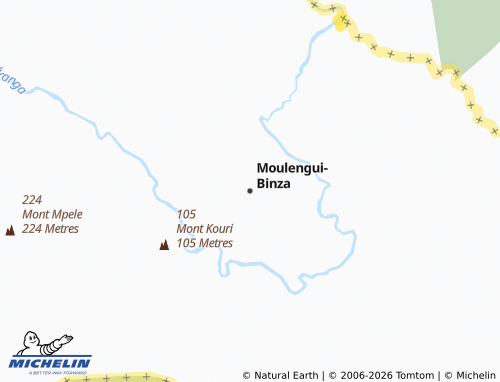 MICHELIN Moulengui-Binza map - ViaMichelin