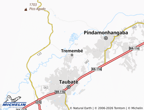 Mapa MICHELIN Tremembé - ViaMichelin