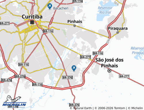 MICHELIN Independência map - ViaMichelin
