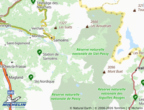 Mappa MICHELIN Sixt-Fer-à-Cheval - ViaMichelin