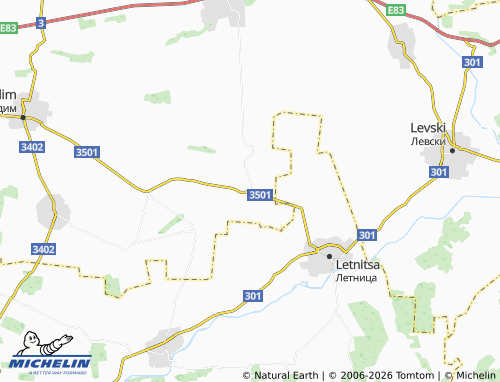 MICHELIN Kamenets map - ViaMichelin