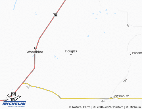 Mappa MICHELIN Douglas - ViaMichelin