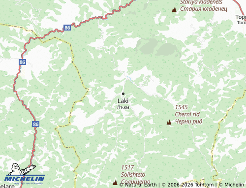 Mapa MICHELIN Laki - ViaMichelin