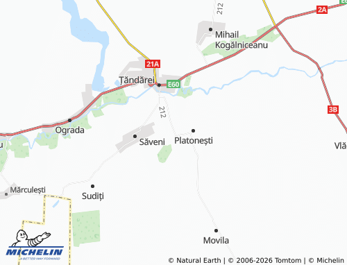 Mappa MICHELIN Lăcusteni - ViaMichelin
