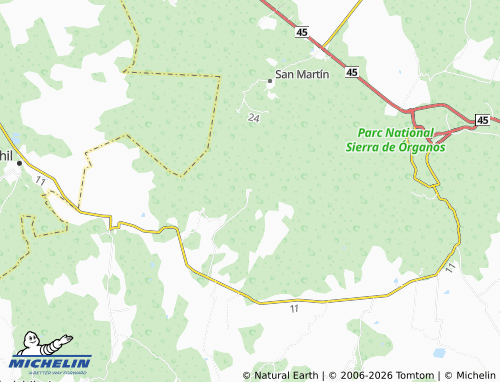 Mappa MICHELIN San José de Canutillo - ViaMichelin