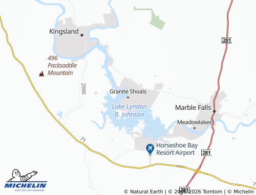 Mappa MICHELIN Granite Shoals - ViaMichelin