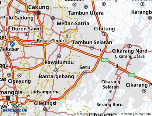 Mapa MICHELIN Mustika Jaya - ViaMichelin