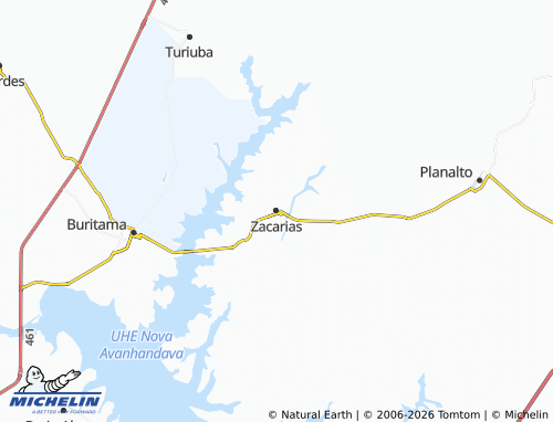 Mapa MICHELIN Zacarias - ViaMichelin