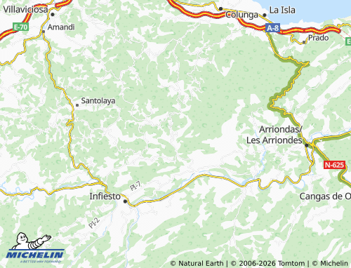 MICHELIN-Landkarte Sieres - ViaMichelin