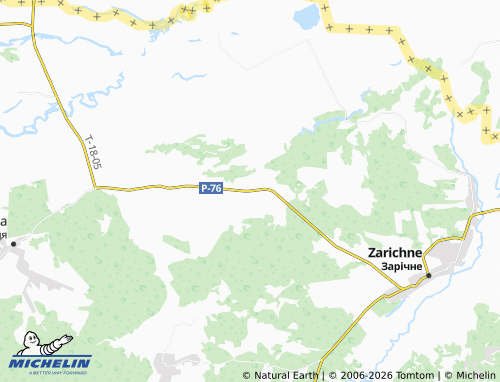 Mappa MICHELIN Mutvytsia - ViaMichelin
