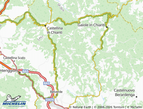 MICHELIN Vagliagli map - ViaMichelin