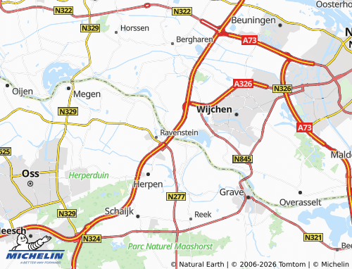 Carte MICHELIN Niftrik - ViaMichelin