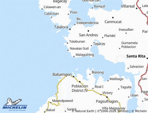 MICHELIN Malaguining map - ViaMichelin