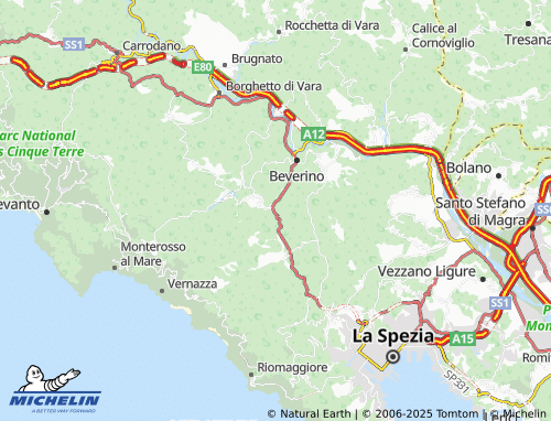MICHELIN-Landkarte Pian di Barca - ViaMichelin