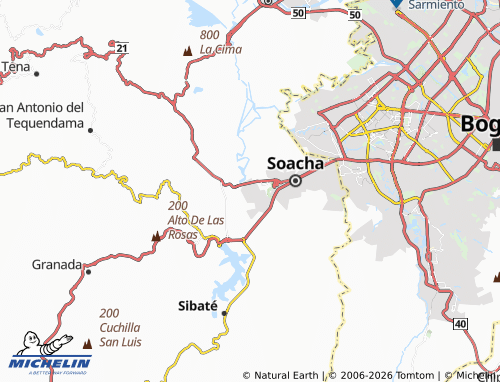 Carte MICHELIN Ciudad Latina I - ViaMichelin
