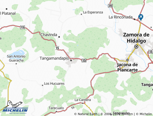 Mapa MICHELIN Juan Pablo II - ViaMichelin