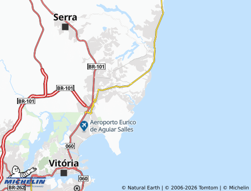Mapa MICHELIN Cidade Continental - ViaMichelin