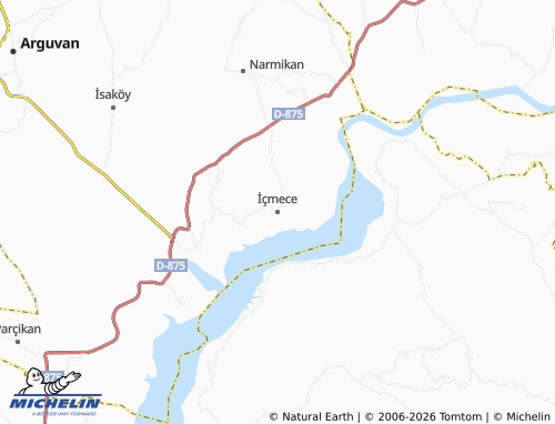 Mapa MICHELIN İçmece - ViaMichelin