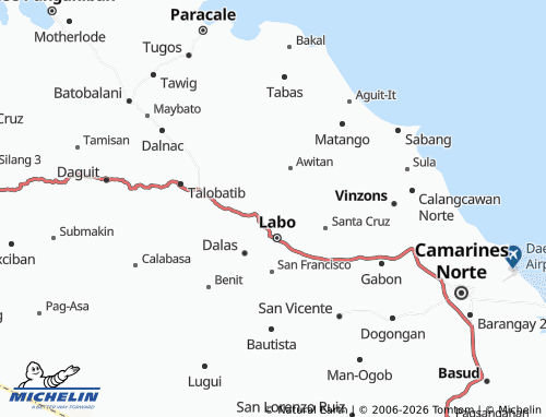MICHELIN Cabusay map - ViaMichelin
