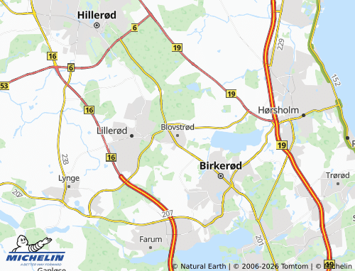 Mapa MICHELIN Blovstrød - ViaMichelin