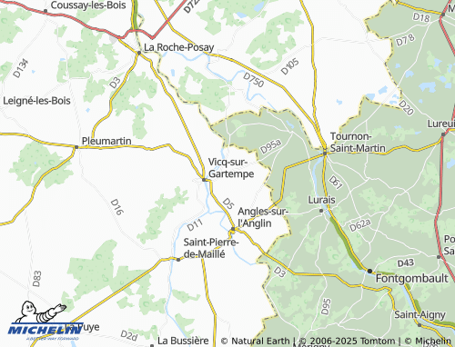 Carte MICHELIN La Bergerie - ViaMichelin