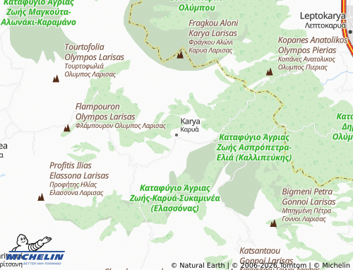 MICHELIN Karya map - ViaMichelin