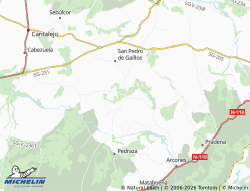 Mappa MICHELIN La Matilla - ViaMichelin
