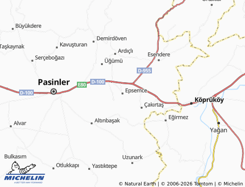 MICHELIN Epsemce map - ViaMichelin