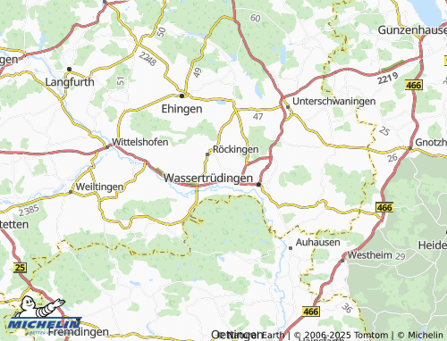 Mapa MICHELIN Opfenried - ViaMichelin