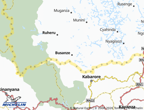 MICHELIN-Landkarte Busanze - ViaMichelin