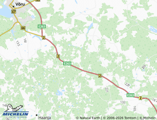 MICHELIN Koloreino map - ViaMichelin