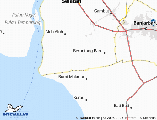 MICHELIN Jambu Raya map - ViaMichelin