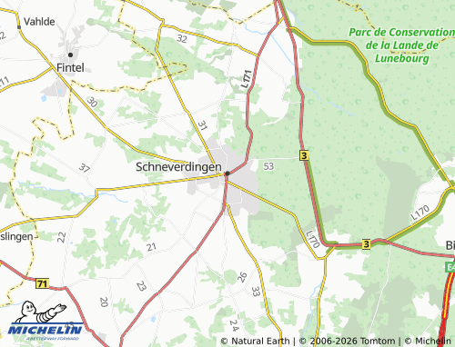 MICHELIN Schneverdingen map - ViaMichelin