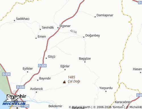 Mappa MICHELIN Gönen - ViaMichelin